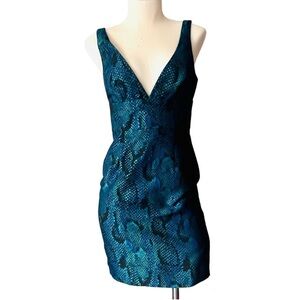 JAYGODFRAY Sheath Dress Snake Print Size 2